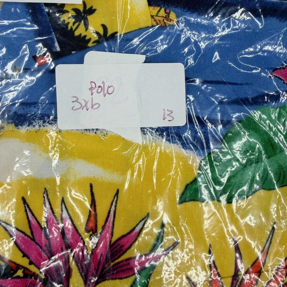 New Polo Ralph Lauren Men's Hawaiian Camp Shirt 3XB Yellow Tropical $168